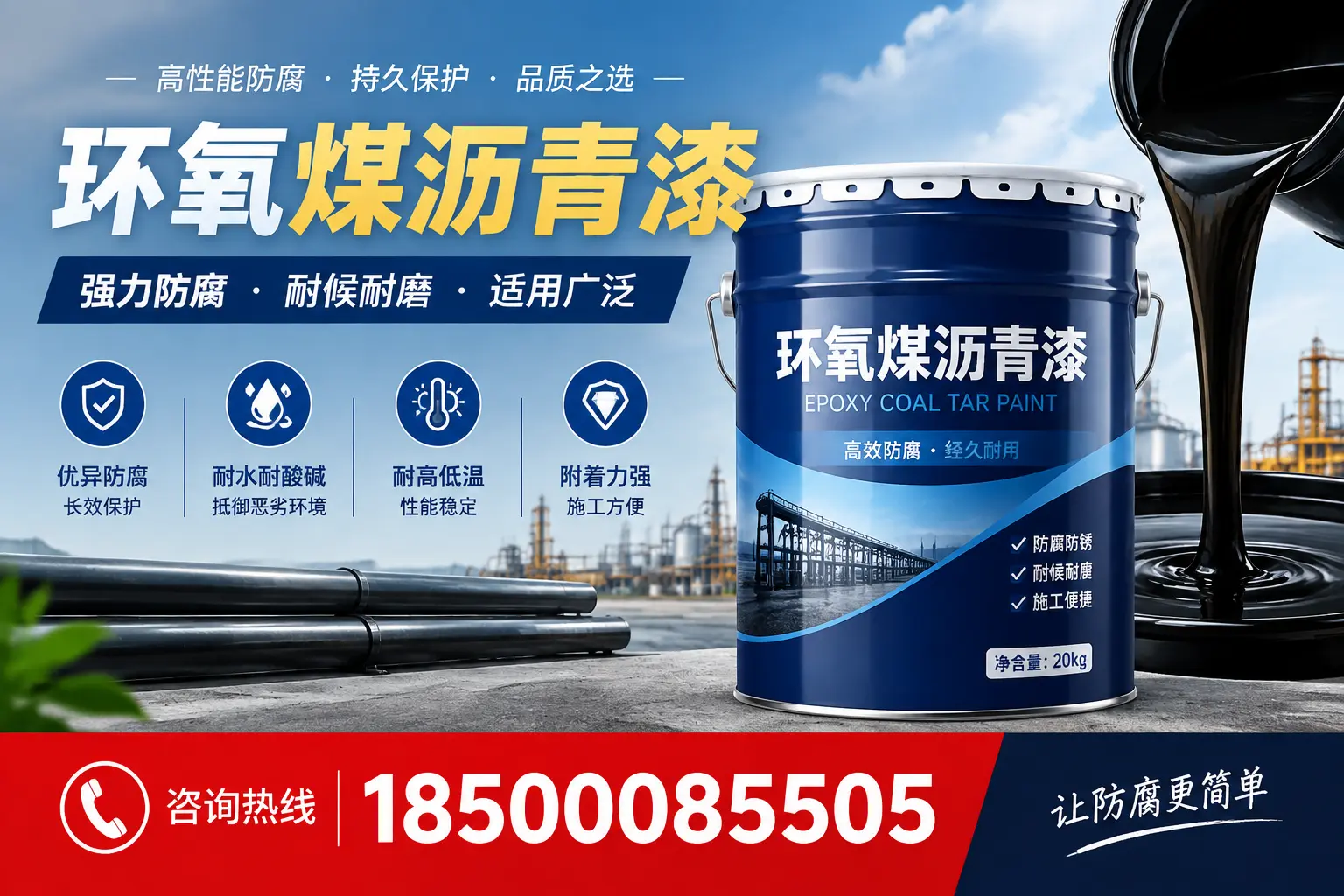 环氧煤沥青漆在不同气候条件下的表现分析，武威适用性